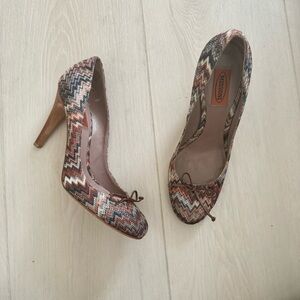 Missoni Multicolor Zigzag Heels